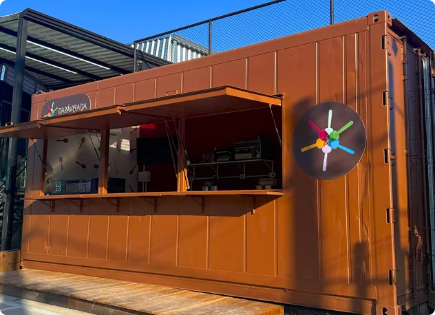 Unidade Da Pá Virada — modelo Container